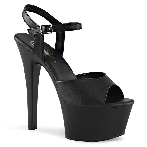 ASPIRE-609 Plateau Sandaletten Schwarz von Pleaser