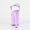 ASPIRE-609 Plateau Sandaletten Lila Lack von Pleaser – Ansicht 4