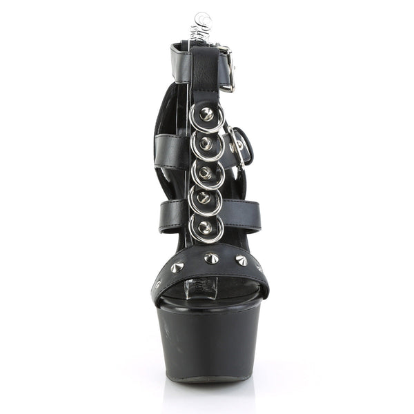 ASPIRE-658 Plateau Sandaletten Schwarz von Pleaser – Ansicht 2