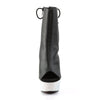 BEJEWELED-1018DM-6 Plateau Stiefeletten - Schwarz von Pleaser – Ansicht 2