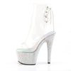 BEJEWELED-1018DM-7 Plateau Stiefeletten transparent von Pleaser – Ansicht 3