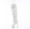 BEJEWELED-3019C-RSF- Overkneestiefel Plateaustiefel Silber von Pleaser – Ansicht 3