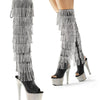 BEJEWELED-3019RSF-7 Plateau Overknee Stiefel Schwarz | Pleaser