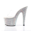 BEJEWELED-701MS Plateau Pantoletten Glitzer von Pleaser – Ansicht 3