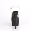 BEJEWELED-708DM Plateau Sandaletten Schwarz/Transparent von Pleaser – Ansicht 4