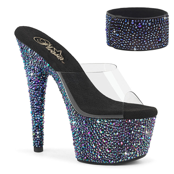 BEJEWELED-712MS Strass-Pantoletten von Pleaser