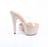 BEJEWELED-712RS Plateau Pantoletten Rose Gold von Pleaser – Ansicht 5