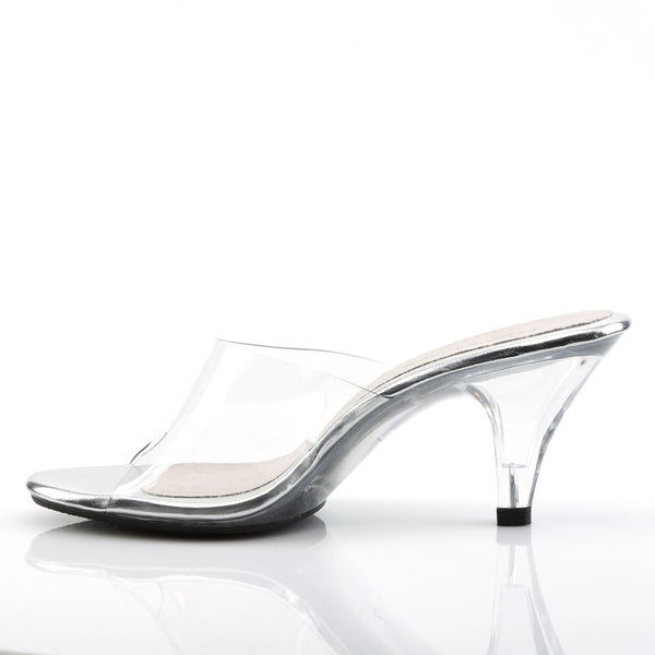 BELLE-301 Pantoletten Transparent von Fabulicious – Ansicht 3