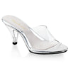 BELLE-301 Pantoletten Transparent von Fabulicious