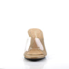 BELLE-301 Pantoletten Transparent/Tan von Fabulicious – Ansicht 2