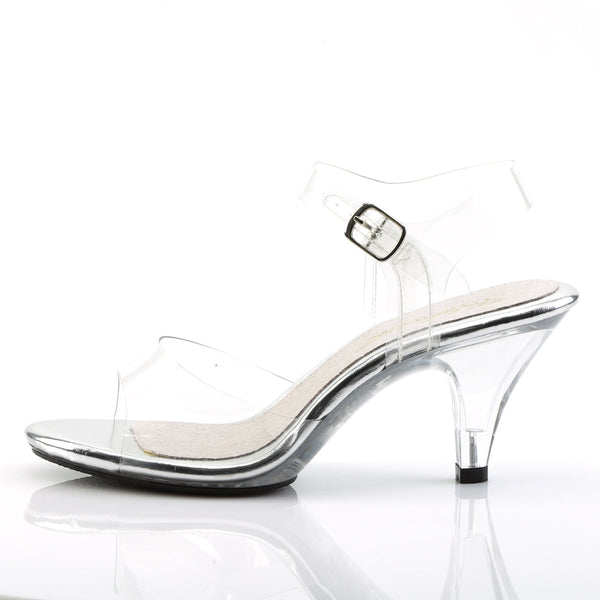 BELLE-308 Sandaletten Transparent von Fabulicious – Ansicht 3