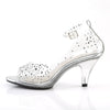 BELLE-330RS Sandaletten Transparent von Fabulicious – Ansicht 3