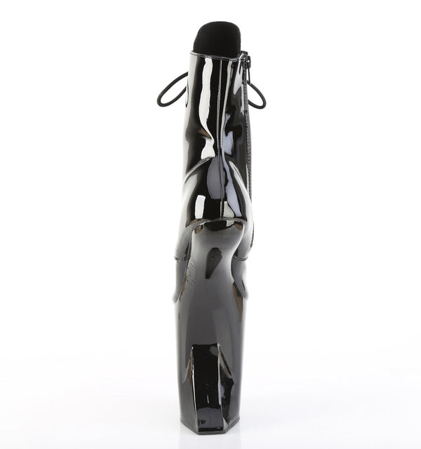 BEWITCHED-1020 Plateau Stiefeletten - Schwarz Lack von Pleaser – Ansicht 4