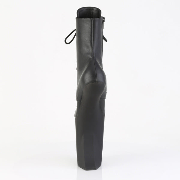 BEWITCHED-1020 Plateau Pony Stiefeletten - Schwarz Matt von Pleaser – Ansicht 4