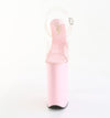 BEYOND-008 Plateau Sandaletten Transparent/Rosa von Pleaser – Ansicht 2