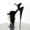 BEYOND-009 Plateau Sandaletten Schwarz/Chrom von Pleaser – Ansicht 3