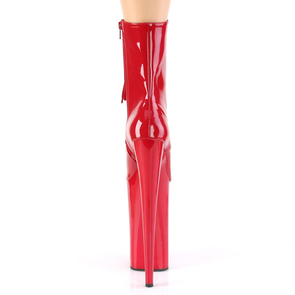 BEYOND-1020 Stiefelette Plateauschuhe Rot von Pleaser – Ansicht 4