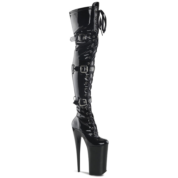 BEYOND-3028 Overknee Stiefel Plateau von Pleaser