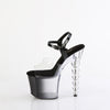 BLISS-708-1BC - Plateau High Heel Sandaletten - Schwarz/Transparent von Pleaser – Ansicht 3