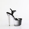 BLISS-708-1BC - Plateau High Heel Sandaletten - Schwarz/Transparent von Pleaser – Ansicht 5