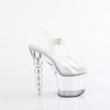 BLISS-708 - Plateau High Heel Sandaletten - Transparent von Pleaser – Ansicht 5