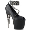 BONDGIRL-783 Plateau Peep Toe Pumps - Schwarz von Pleaser