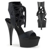 CAPTIVA-600-14 Plateau Sandaletten Schwarz von Pleaser
