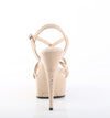 CAPTIVA-613 Plateau Sandaletten Beige Strass von Pleaser – Ansicht 4