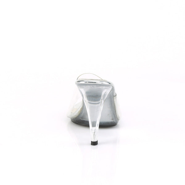 CARESS-401 Pantoletten transparent von Fabulicious – Ansicht 4