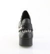 CHARADE-32 Plateau Pumps mit Nieten und Schiebeschloss von DemoniaCult – Ansicht 2
