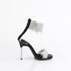 CHIC-47 Sandalette Schwarz Glitzer von Fabulicious – Ansicht 5