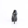 CHLOE-01 Plateau Pumps Lack Schwarz von Pleaser Pink Label – Ansicht 4