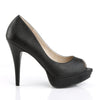 CHLOE-01 Plateau Pumps - Schwarz von Pleaser Pink Label – Ansicht 5