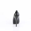 CHLOE-02 Plateau Pumps Lack Schwarz von Pleaser Pink Label – Ansicht 4
