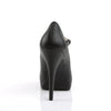 CHLOE-02 Plateau Pumps Schwarz von Pleaser Pink Label – Ansicht 4