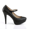 CHLOE-02 Plateau Pumps Schwarz von Pleaser Pink Label – Ansicht 5