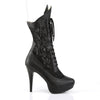 CHLOE-115 Plateau Stiefeletten Schwarz von Pleaser Pink Label – Ansicht 5