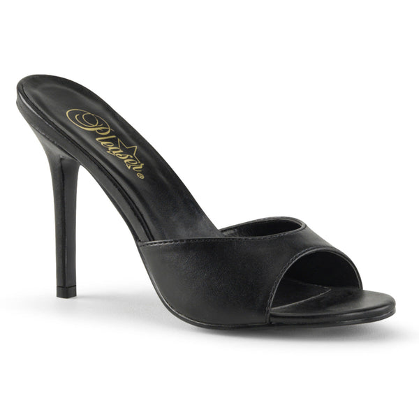 CLASSIQUE-01 Pantoletten Schwarz von Pleaser