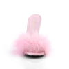 CLASSIQUE-01F Pantoletten Baby Pink von Fabulicious – Ansicht 2