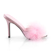 CLASSIQUE-01F Pantoletten Baby Pink von Fabulicious – Ansicht 5