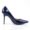 CLASSIQUE-20 Pumps Navy Blue Patent von Pleaser – Ansicht 5