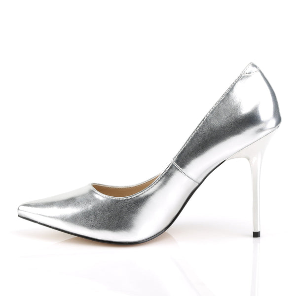 CLASSIQUE-20 Pumps Silber Metallic von Pleaser – Ansicht 3
