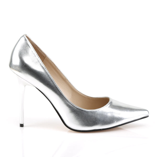 CLASSIQUE-20 Pumps Silber Metallic von Pleaser – Ansicht 5