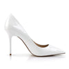 CLASSIQUE-20 Pumps Weiß Lack von Pleaser – Ansicht 5