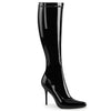 CLASSIQUE-2000 Stiefel Lack Schwarz von Pleaser