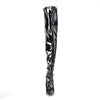 CLASSIQUE-3000 Overknee Stiefel - Lack Schwarz von Pleaser – Ansicht 2
