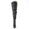 CLASSIQUE-3011 Overknee Stiefel Schwarz von Pleaser – Ansicht 2