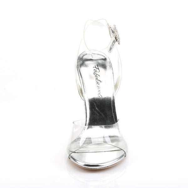 CLEARLY-406 Pantoletten transparent von Fabulicious – Ansicht 2