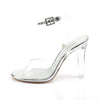 CLEARLY-406 Pantoletten transparent von Fabulicious – Ansicht 3