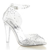 CLEARLY-430RS Sandaletten klar von Fabulicious